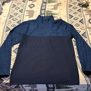 Blue GapFit Men's Quarter-Zip Pullover